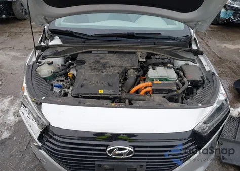 2017 Hyundai Ioniq Hybrid Sel from USA, damaged, VIN KMHC75LC4HU047902